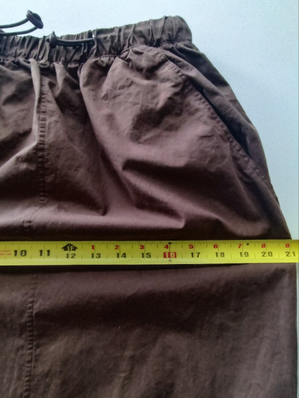 Frankie Los Angeles Upcycled Parachute Maxi Skirt in Earthy Brown Cotton Size S - Picture 16 of 16
